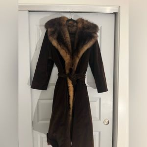 Genuine Mink fur coat women’s size small
